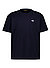 T-Shirt, Relaxed Fit, Baumwolle, dunkellbau - dunkelblau