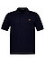 Polo-Shirt, Baumwoll-Strick, navy - navy