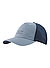 Cap, Canvas-Mesh, rauchblau-dunkelblau - blau