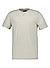 T-Shirt, Leinen-Vikose, beige gestreift - beige