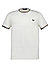 T-Shirt, Baumwolle, ercu - ecru-schwarz-braun