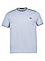 T-Shirt, Baumwolle, hellblau - hellblau-grün-ecru