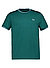 T-Shirt, Baumwolle, grün - grün-hellblau