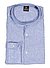Hemd, Regular, Reines Leinen, Stehkragen, blau - hellblau