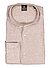 Hemd, Regular, Reines Leinen, Stehkragen, taupe - taupe