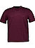 T-Shirt, Regular, Leinen-Elasthan, bordeaux - bordeaux