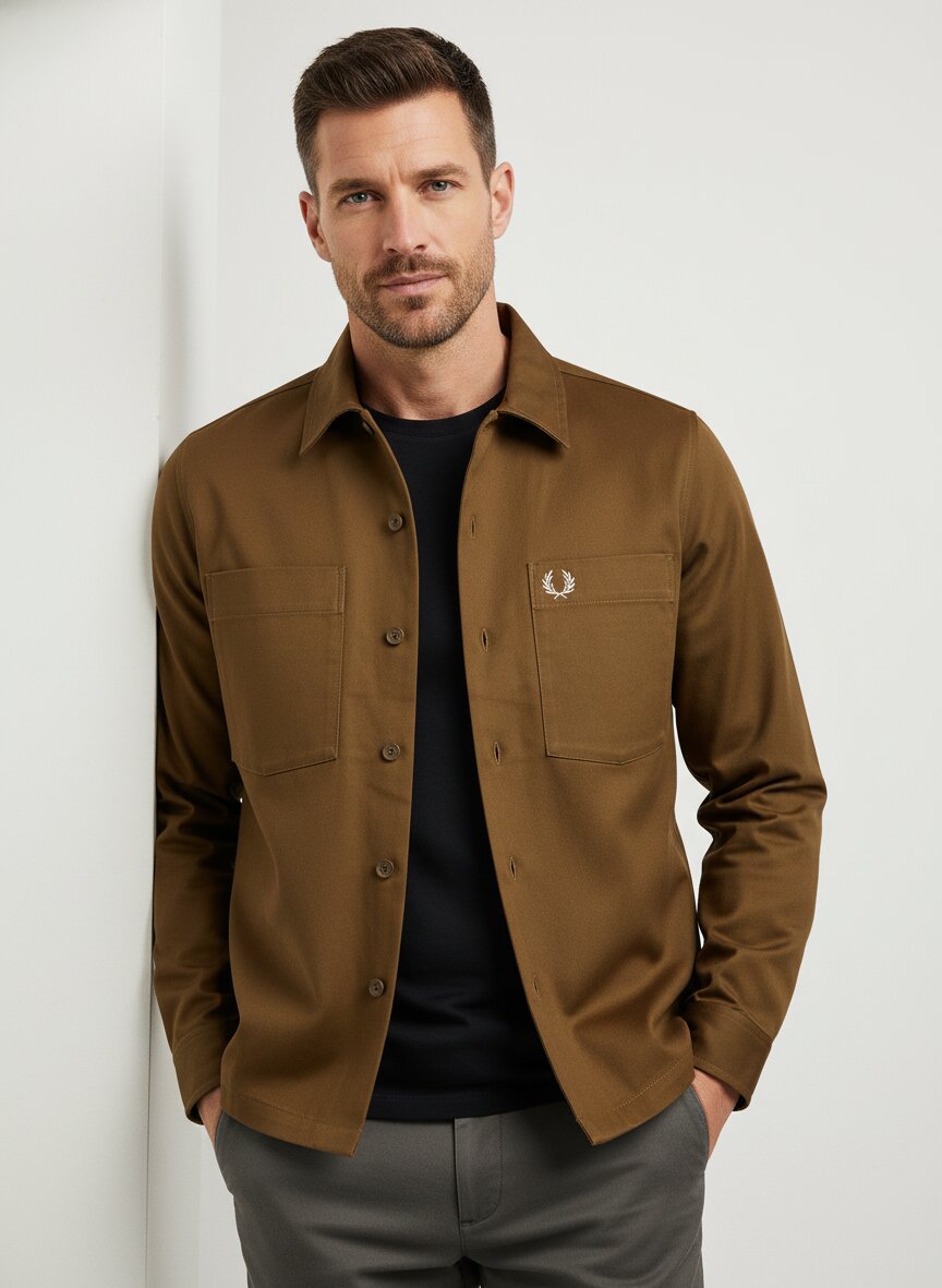 Fred Perry Overshirt M2400/P96 Image 2