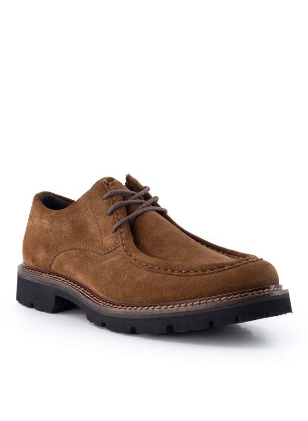 Schnürschuhe Adalick-H, Veloursleder Extraweit,  teak