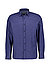 Hemd Roma, Shaped, Baumwolle, Button-Under, indigo meliert - indigo