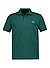 Polo-Shirt, Baumwoll-Piqué, grün - grün-hellblau