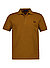 Polo-Shirt, Baumwoll-Piqué, braun - braun-navy