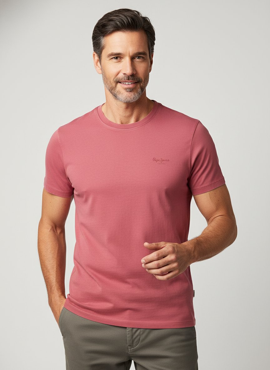 T-Shirt Jacko, Baumwolle, rot