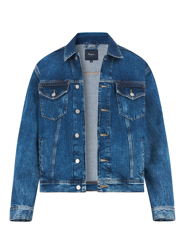 Jeansjacke Albion, Baumwolle, blau