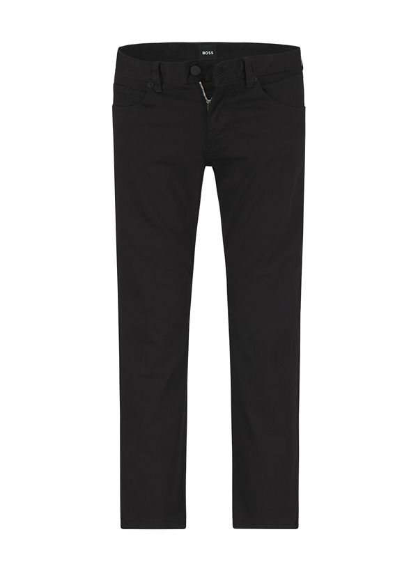 BOSS Black Herren Jeans schwarz Slim Fit