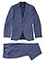 Anzug Jeckson, Regular Fit, Schurwoll-Stretch, blau meliert - hellblau
