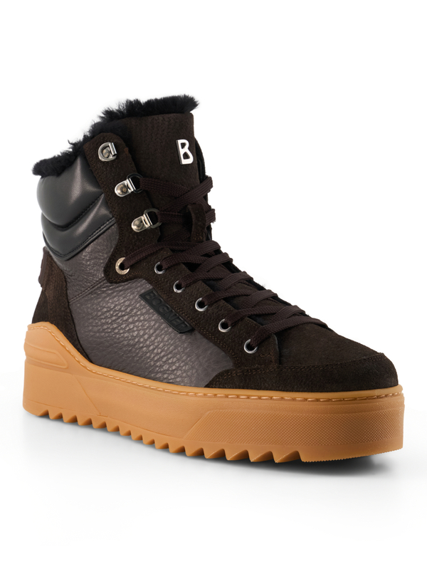 BOGNER Herren Schuhe braun Glattleder