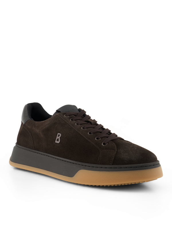 BOGNER Herren Sneaker braun Nubuk-/Veloursleder