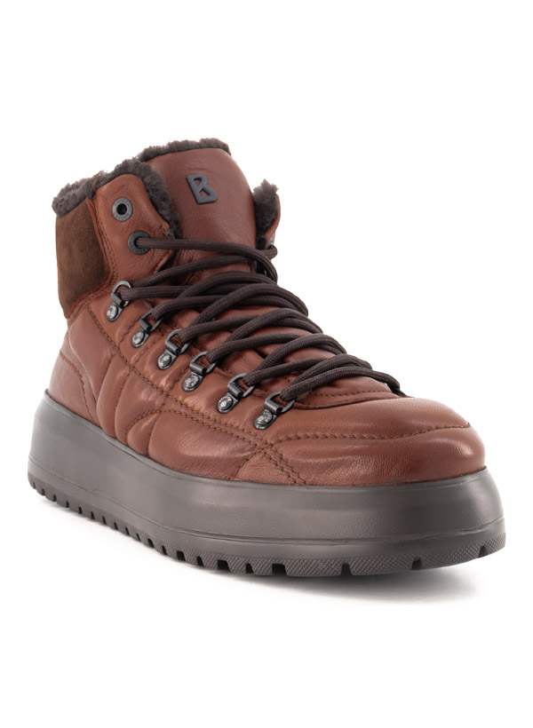 BOGNER Herren Schuhe braun Glattleder