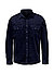 Overshirt, Casual Fit, Cord, blau - blau