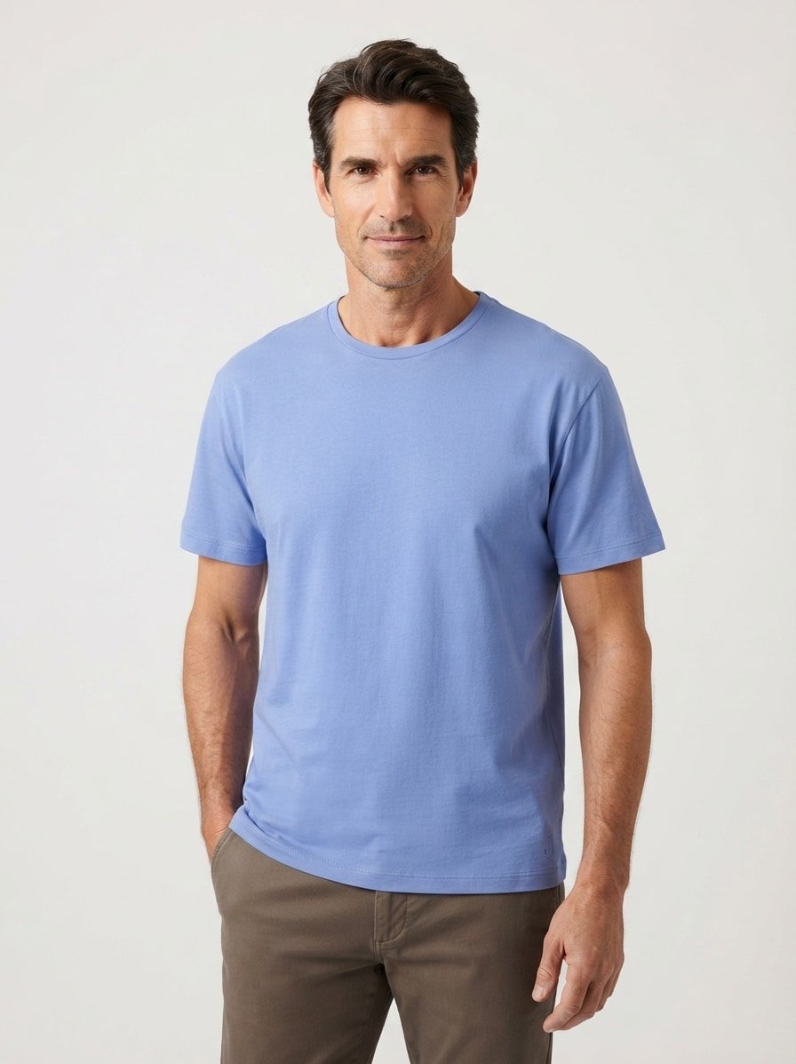 T-Shirt Juan, Baumwolle, dutch blue