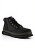 Schnürboots, Kunstleder warmgefüttert, schwarz - schwarz