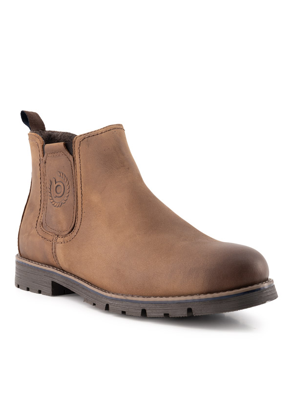 Chelsea Boots, Leder warmgefüttert, cognac
