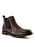 Chelsea Boots, Leder, braun - braun