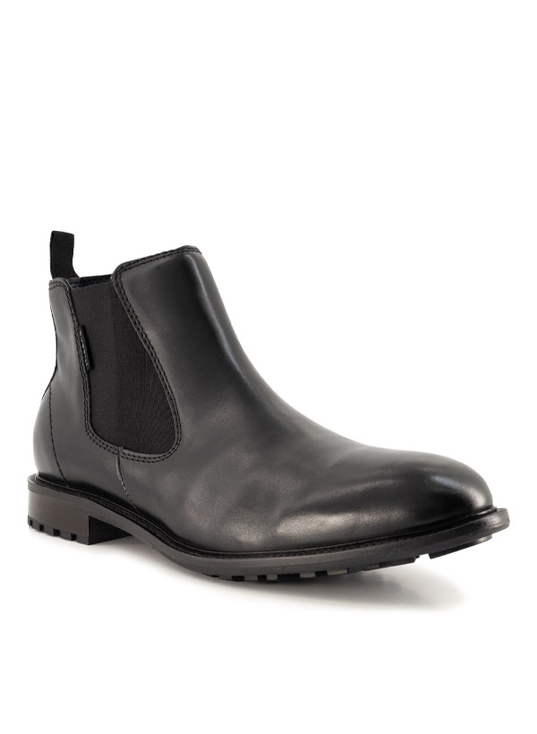Chelsea Boots, Leder, schwarz