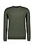 Pullover, Merinowolle, grün meliert - grün