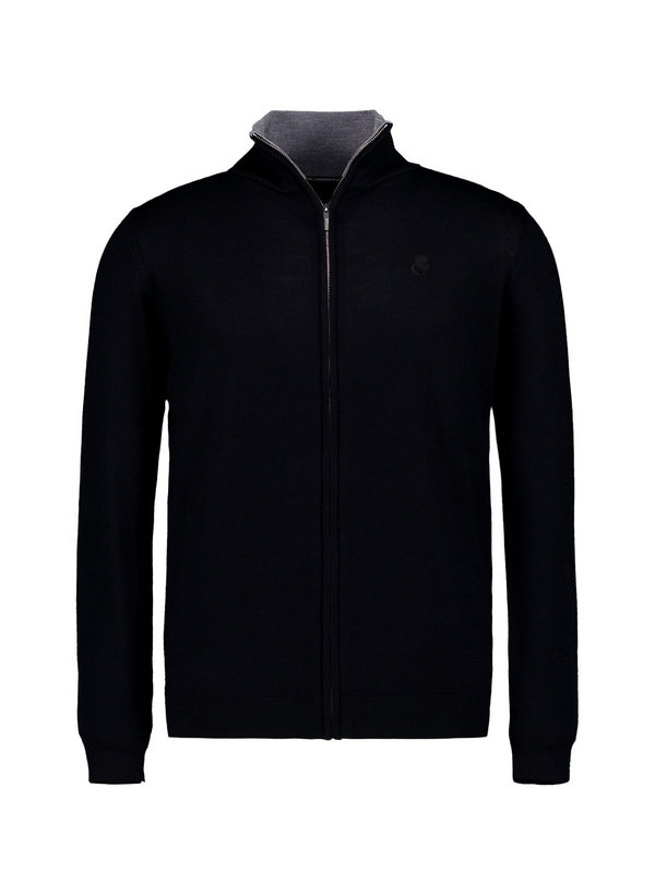 Cardigan, Merinowolle extrafein, schwarz