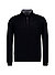Cardigan, Merinowolle extrafein, schwarz - schwarz