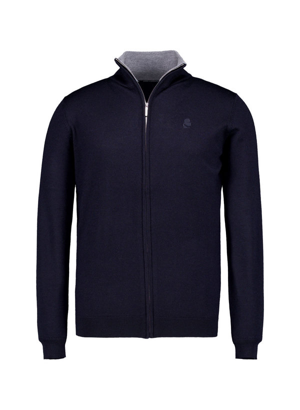 Cardigan, Merinowolle extrafein, navy