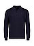 Polo-Shirt, Merino-Wolle, navy - navy