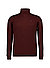 Rollkragenpullover, Merinowolle, merlot meliert - merlot