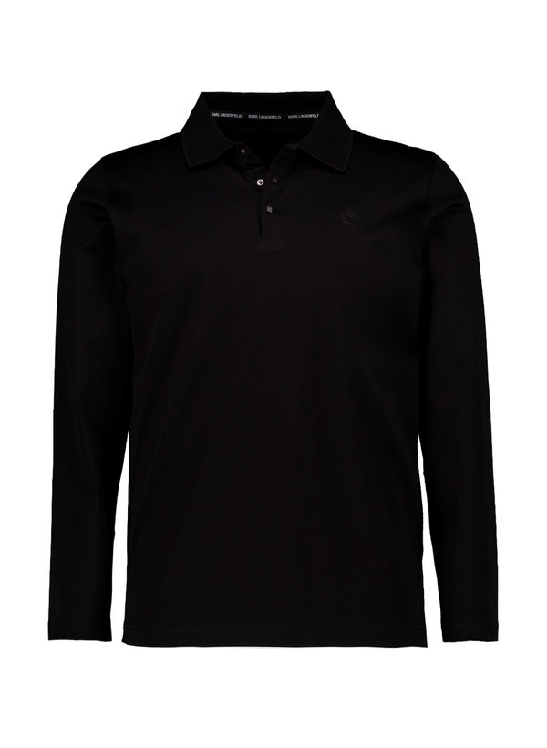Polo-Shirt, Jersey, schwarz