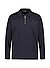 Zip-Polo, Baumwoll-Jersey, navy - navy