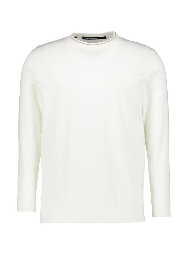 Longsleeve, Baumwoll-Stretch, champagne