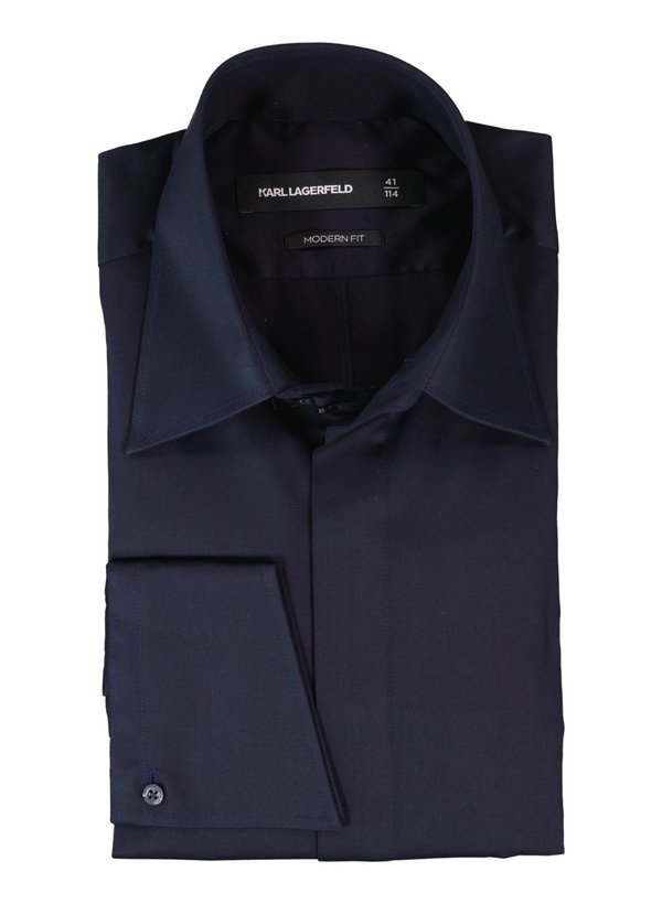 Hemd, Modern, Baumwolle, Kent, navy