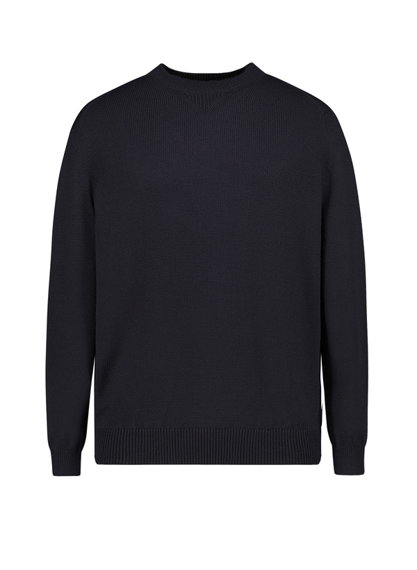 Pullover, Baumwolle-Wolle Mischung, navy