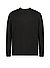 Pullover, Baumwolle-Wolle Mischung, schwarz - schwarz