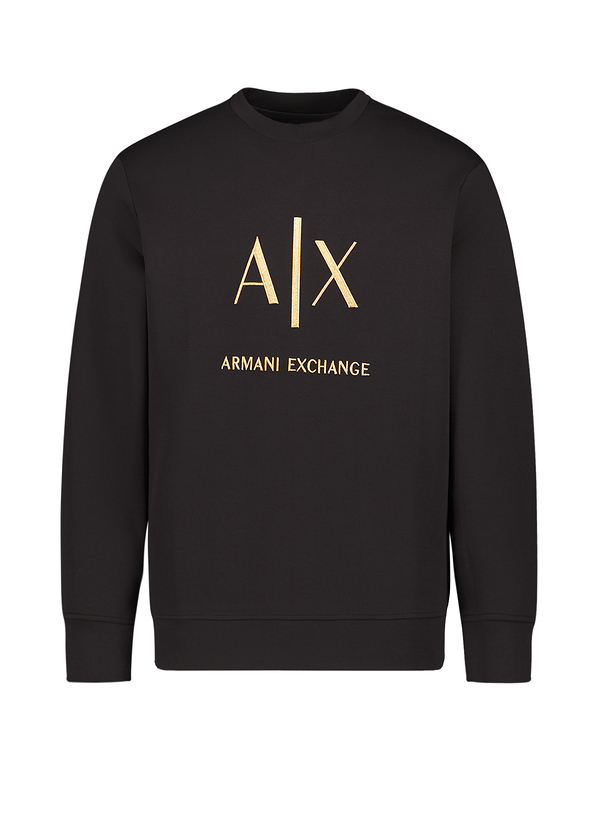 Sweatshirt, Stretch-Baumwolle, schwarz