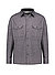 Overshirt, Jersey, Kent, Brusttasche, hellgrau meliert - hellgrau