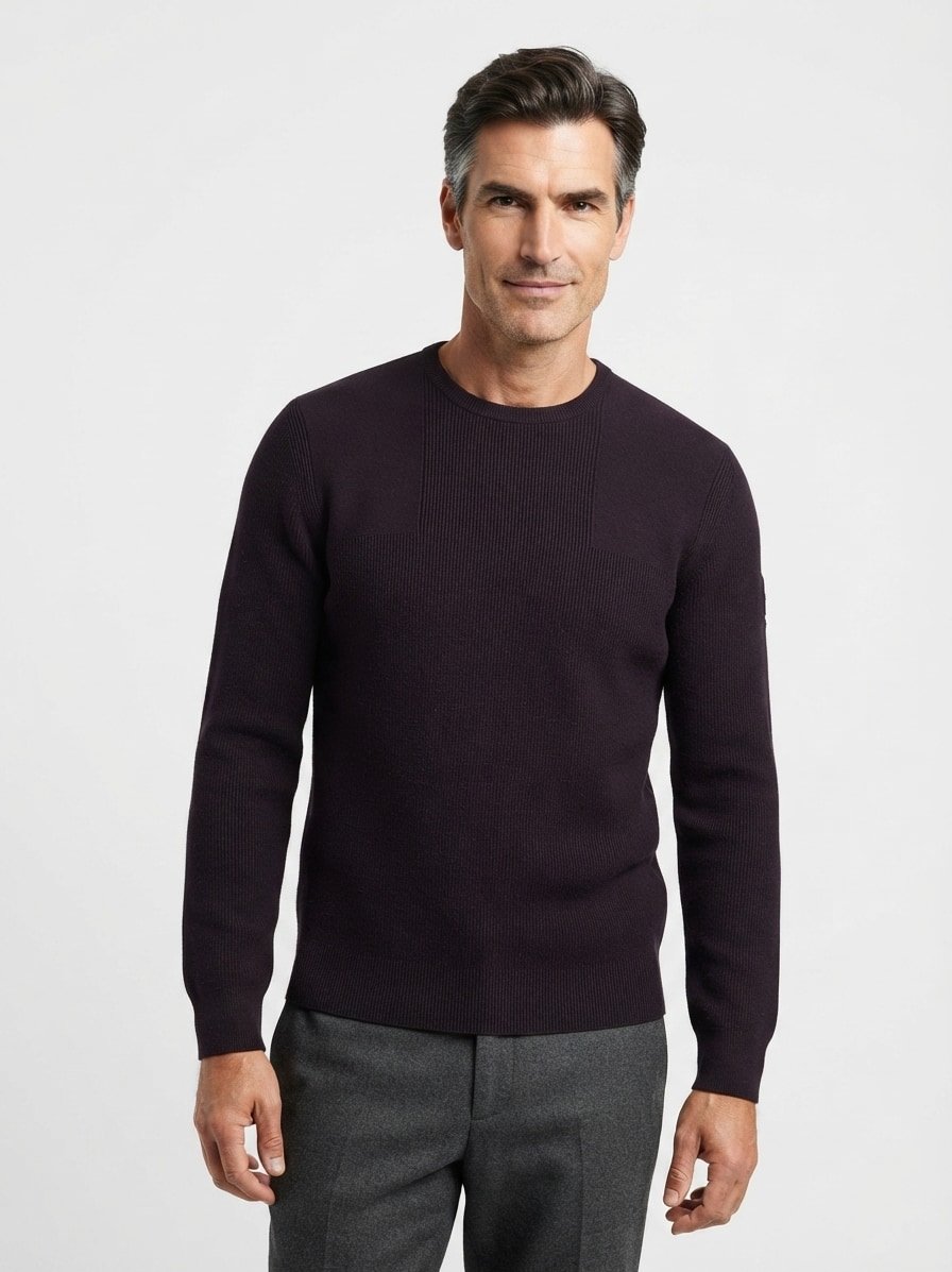 Pullover, mercerisierte Bio-Baumwolle, schwarz
