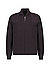Cardigan Commander, Baumwolle, schwarz strukturiert - black