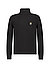Rollkragenpullover Watch, Wolle, black - black
