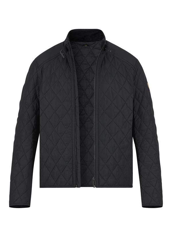 Steppjacke Pembroke, Mikrofaser wasserabweisend, schwarz