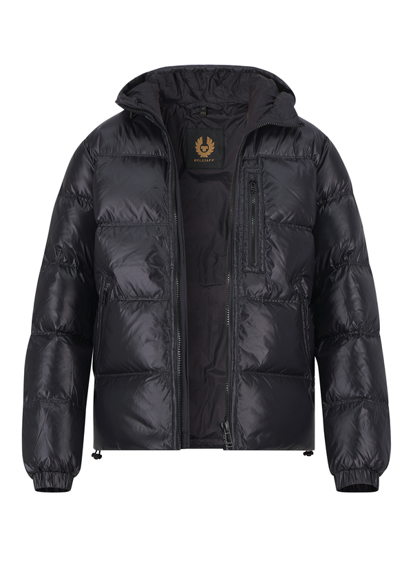 Daunenjacke Atlas, Nylon wasserabweisend, black