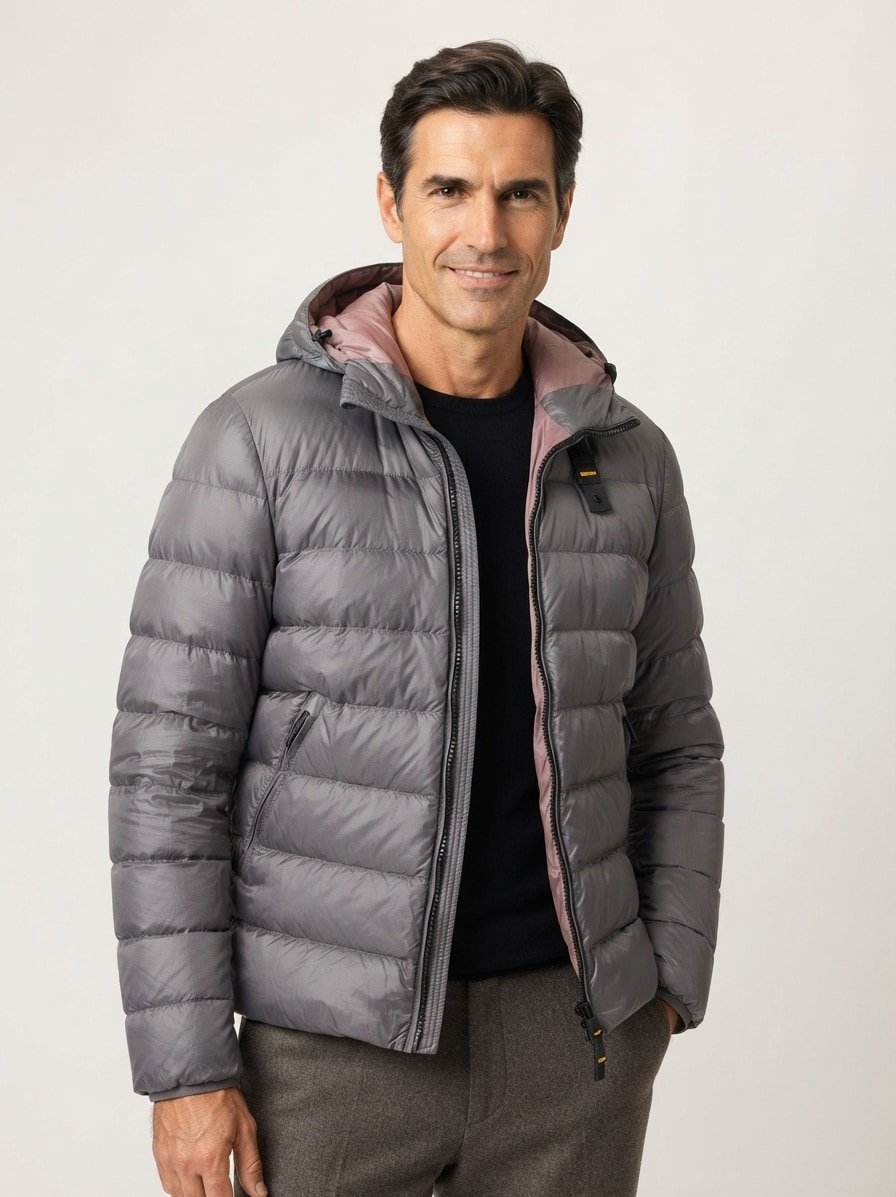 Steppjacke, Nylon sorona®, grau