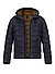 Daunenjacke, Nylon, dunkelblau - dunkelblau