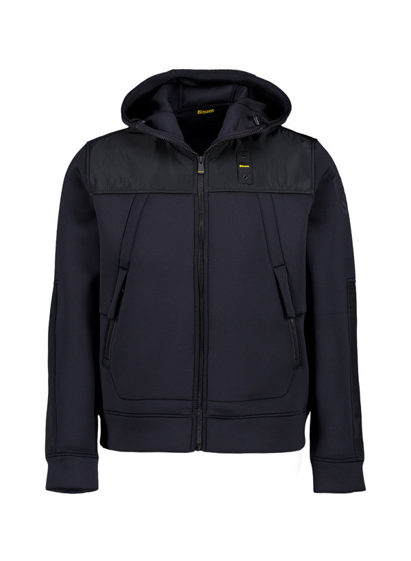 Blauer. USA Herren Sweatjacke schwarz unifarben